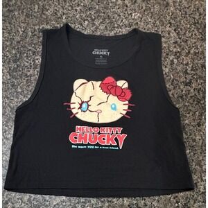 Hello Kitty Chucky Cropped Tank from Universal‎ Studios Hollywood- Medium NWT